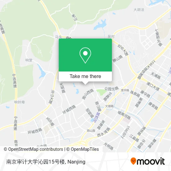 南京审计大学沁园15号楼 map
