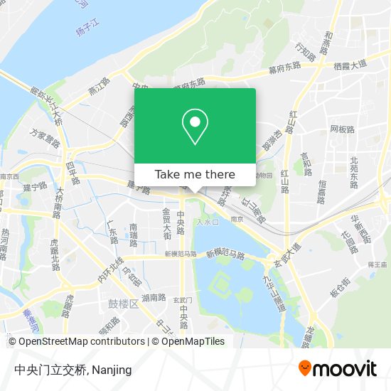 中央门立交桥 map