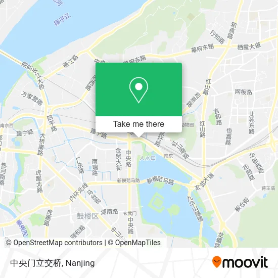 中央门立交桥 map