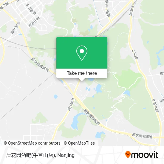 后花园酒吧(牛首山店) map