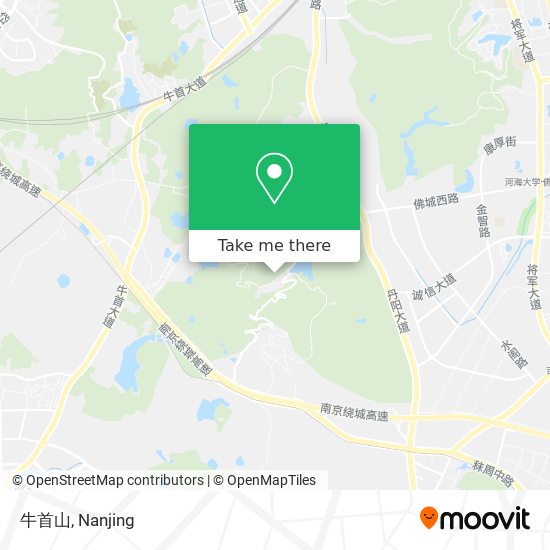 牛首山 map