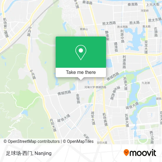 足球场-西门 map