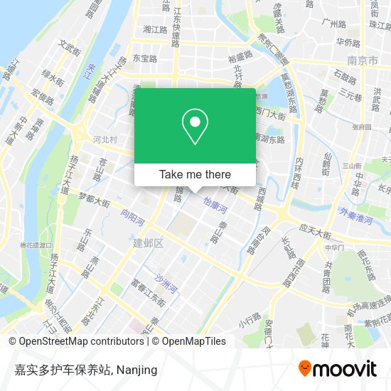 嘉实多护车保养站 map