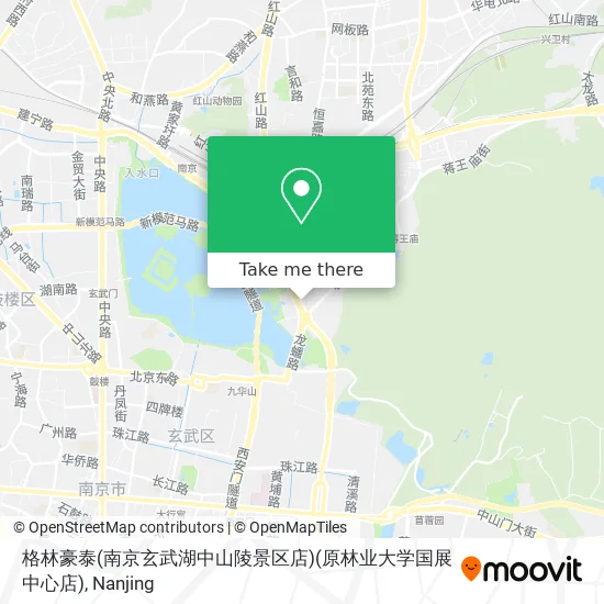 格林豪泰(南京玄武湖中山陵景区店)(原林业大学国展中心店) map