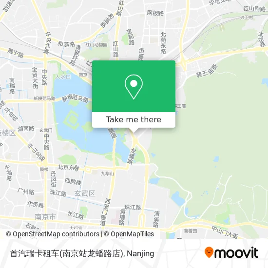 首汽瑞卡租车(南京站龙蟠路店) map