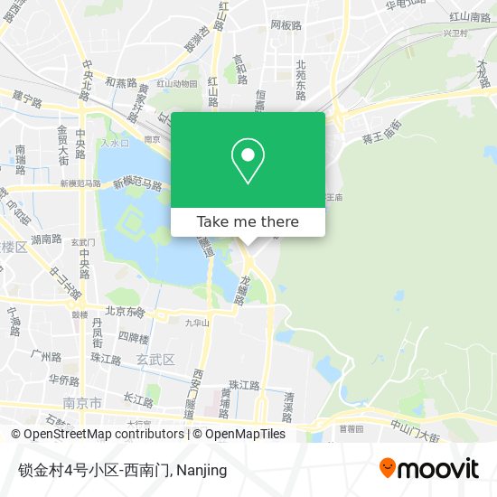 锁金村4号小区-西南门 map