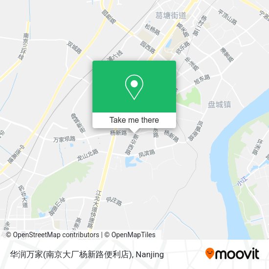 华润万家(南京大厂杨新路便利店) map