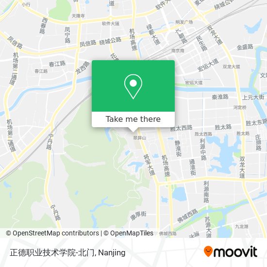 正德职业技术学院-北门 map