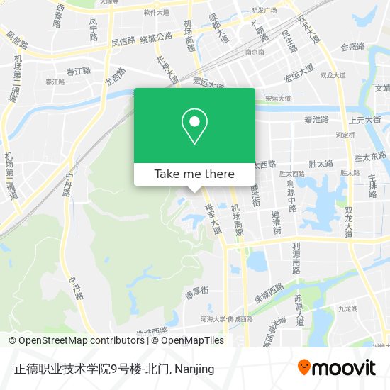 正德职业技术学院9号楼-北门 map