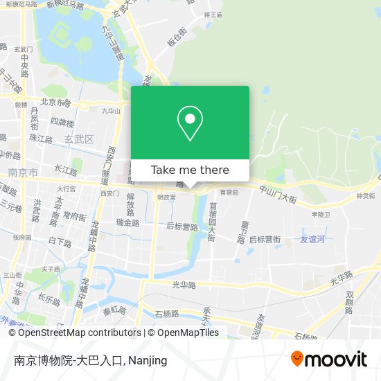 南京博物院-大巴入口 map