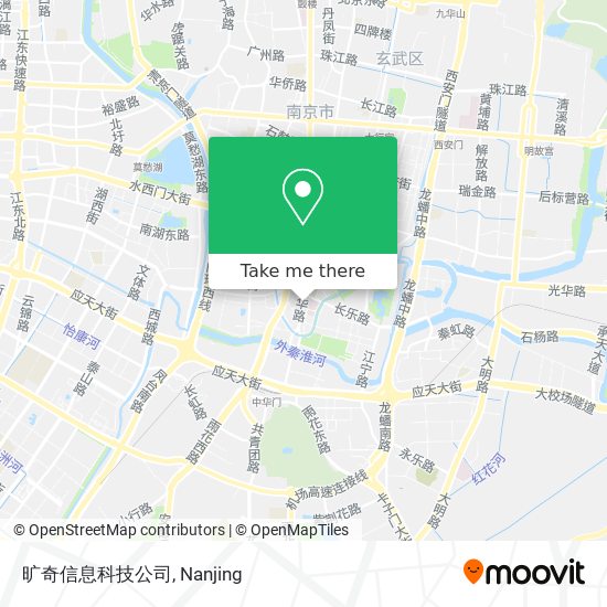 旷奇信息科技公司 map