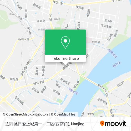 弘阳·旭日爱上城第一、二区(西南门) map