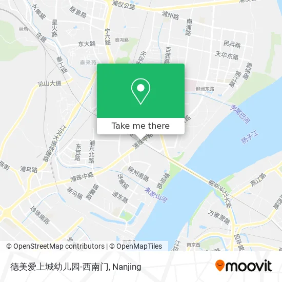 德美爱上城幼儿园-西南门 map