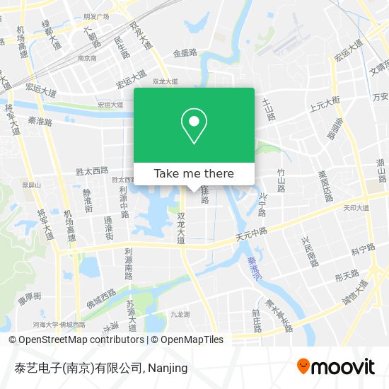 泰艺电子(南京)有限公司 map