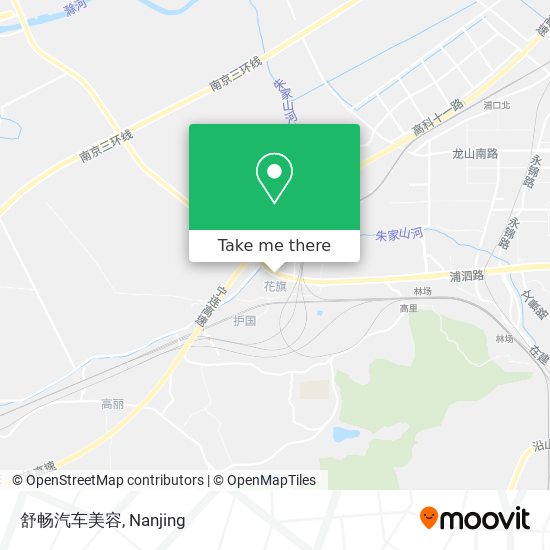 舒畅汽车美容 map