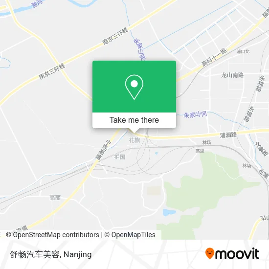 舒畅汽车美容 map