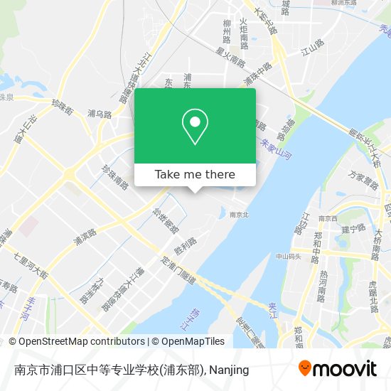 南京市浦口区中等专业学校(浦东部) map