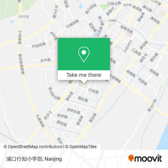 浦口行知小学部 map