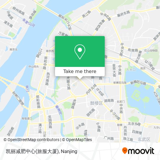 凯丽减肥中心(旅服大厦) map