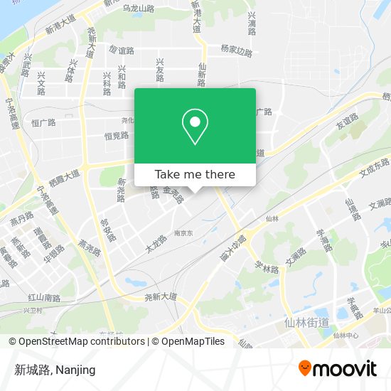 新城路 map