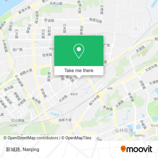 新城路 map