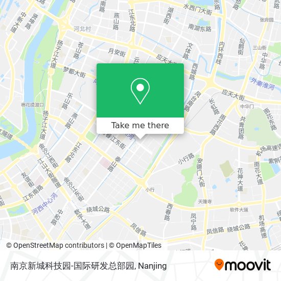 南京新城科技园-国际研发总部园 map