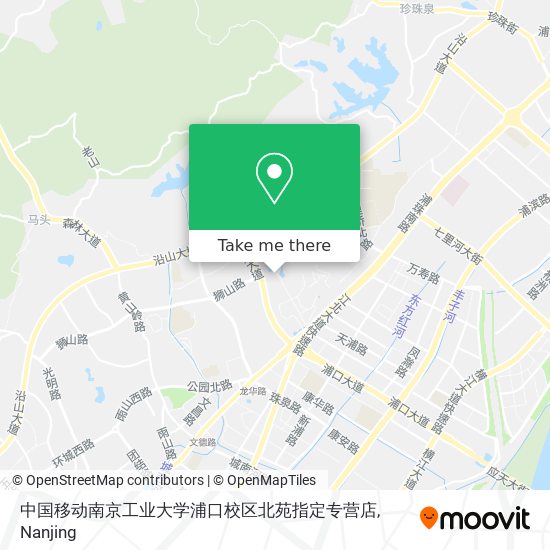 中国移动南京工业大学浦口校区北苑指定专营店 map