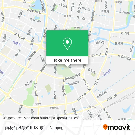 雨花台风景名胜区-东门 map