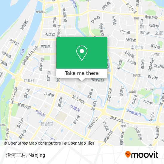 沿河三村 map