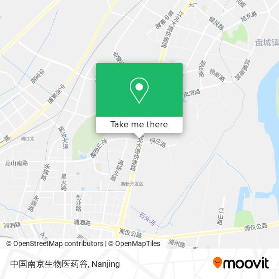 中国南京生物医药谷 map