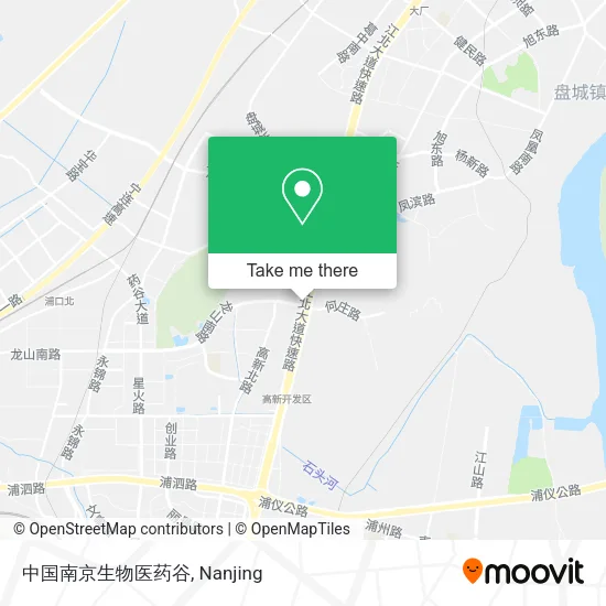 中国南京生物医药谷 map