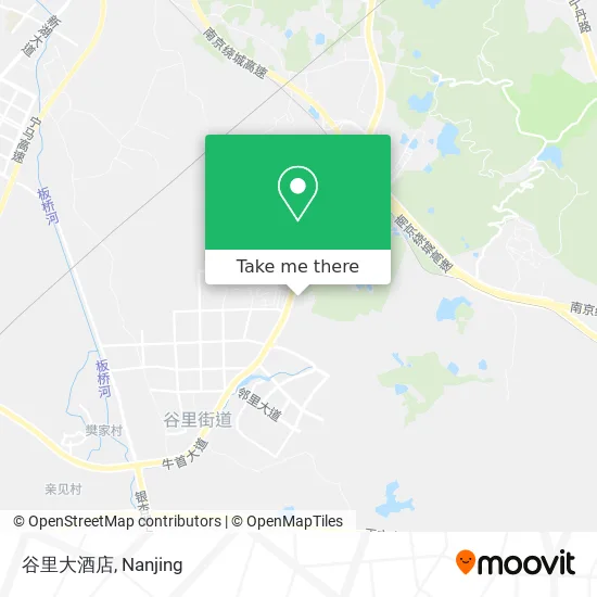谷里大酒店 map