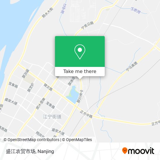 盛江农贸市场 map