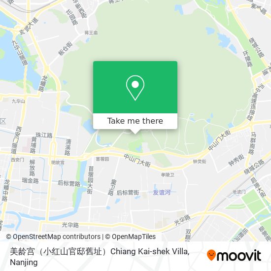 美龄宫（小红山官邸舊址）Chiang Kai-shek Villa map