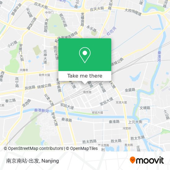 南京南站-出发 map