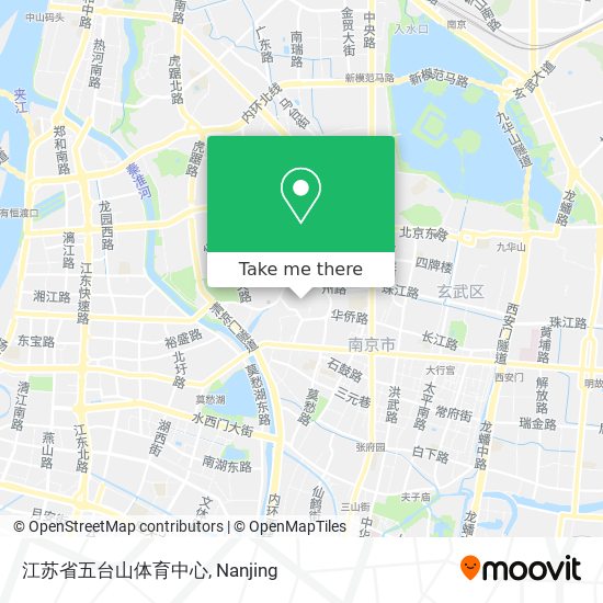 江苏省五台山体育中心 map