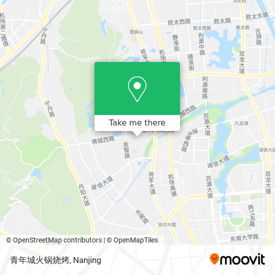 青年城火锅烧烤 map
