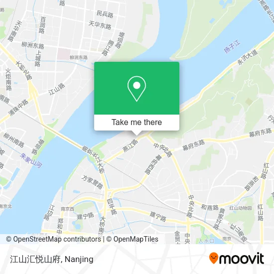 江山汇悦山府 map