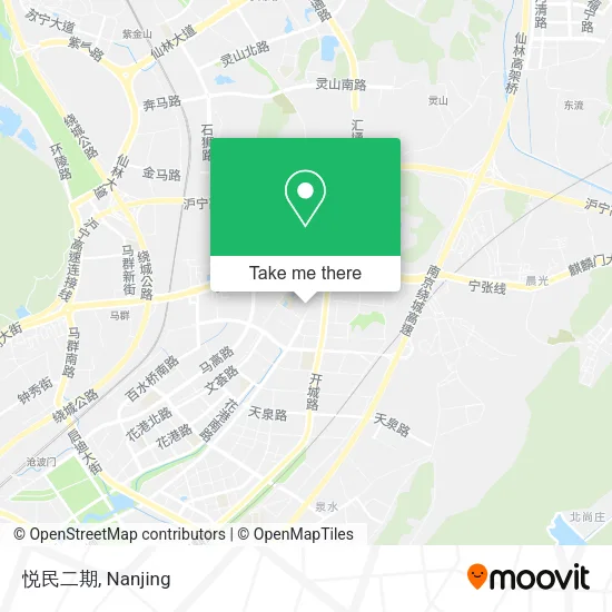 悦民二期 map