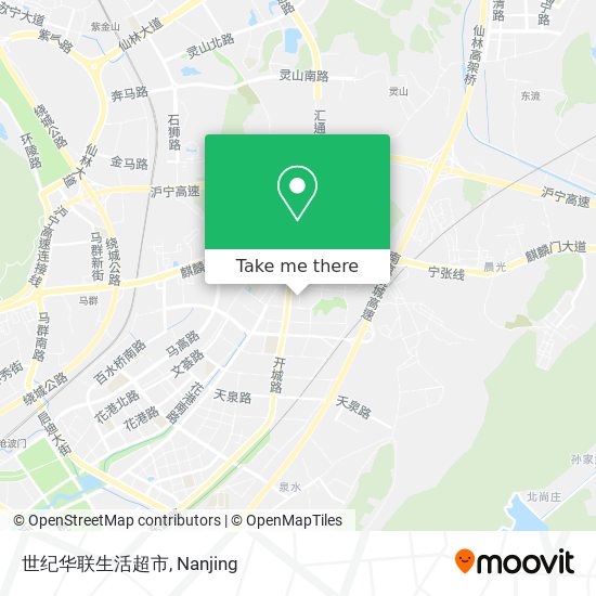 世纪华联生活超市 map