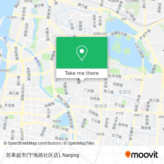 苏果超市(宁海路社区店) map