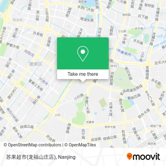 苏果超市(龙福山庄店) map
