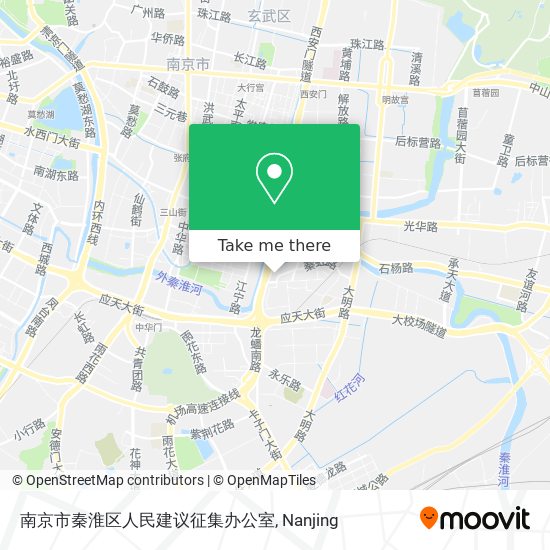 南京市秦淮区人民建议征集办公室 map