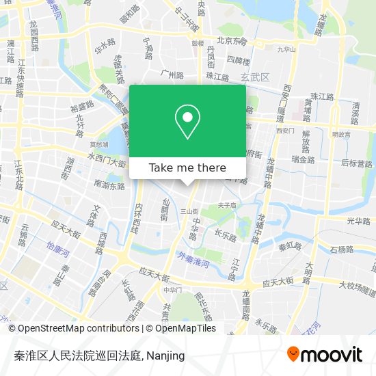 秦淮区人民法院巡回法庭 map