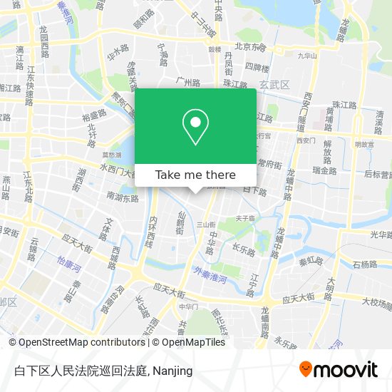 白下区人民法院巡回法庭 map