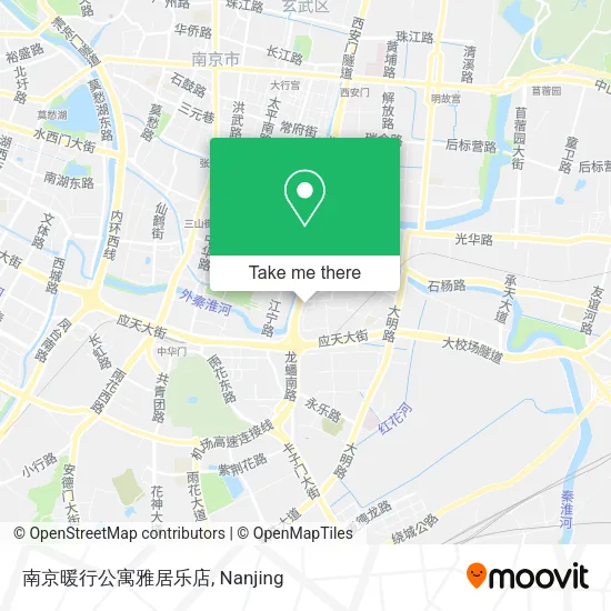 南京暖行公寓雅居乐店 map