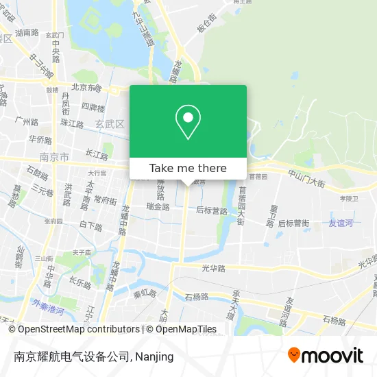 南京耀航电气设备公司 map