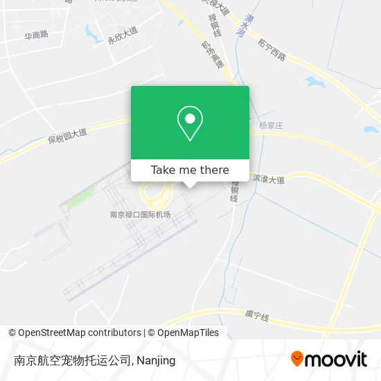 南京航空宠物托运公司 map