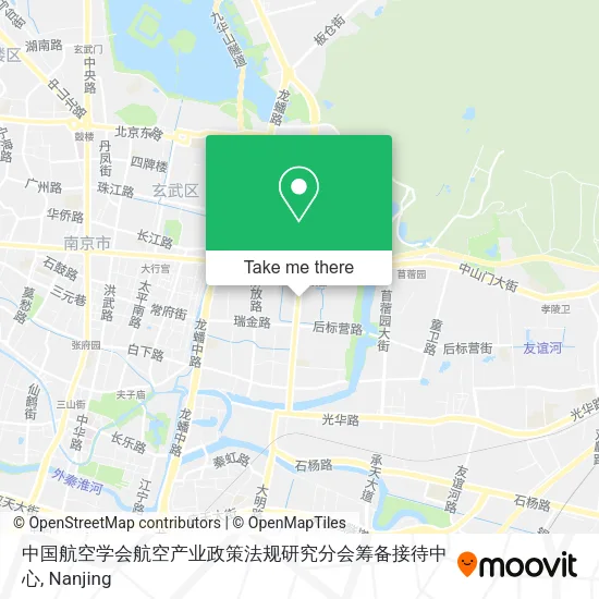 中国航空学会航空产业政策法规研究分会筹备接待中心 map