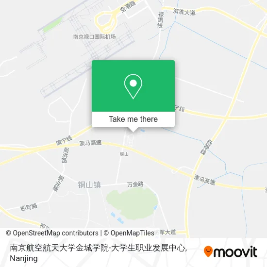 南京航空航天大学金城学院-大学生职业发展中心 map